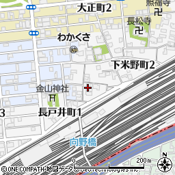 愛知県名古屋市中村区下米野町3丁目37周辺の地図