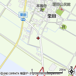 滋賀県愛知郡愛荘町栗田192周辺の地図