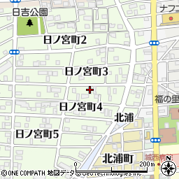 日ノ宮町アパート周辺の地図