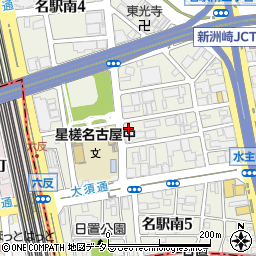 パラカ名駅南第３駐車場周辺の地図