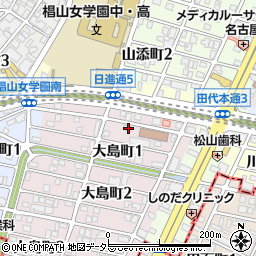 愛知県名古屋市千種区大島町1丁目28周辺の地図