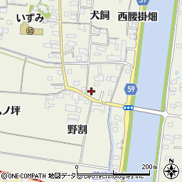 愛知県海部郡大治町砂子野割1646周辺の地図
