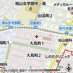 愛知県名古屋市千種区大島町1丁目29周辺の地図