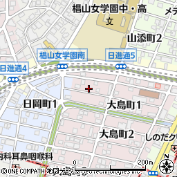 愛知県名古屋市千種区大島町1丁目41周辺の地図