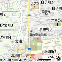 愛知県名古屋市中村区名西通周辺の地図