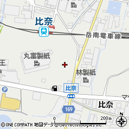 静岡県富士市比奈605周辺の地図