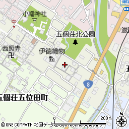 滋賀県東近江市五個荘中町194周辺の地図