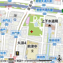 愛知県名古屋市中区大須4丁目周辺の地図