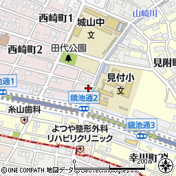 愛知県名古屋市千種区稲舟通2丁目8周辺の地図