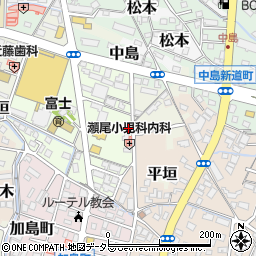 静岡県富士市八幡町4-32周辺の地図