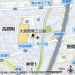 愛知県名古屋市名東区高間町203-2周辺の地図