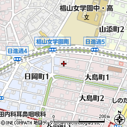 愛知県名古屋市千種区大島町1丁目39周辺の地図