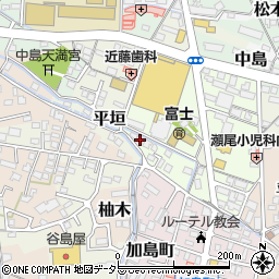 静岡県富士市八幡町2-18周辺の地図