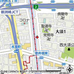 愛知県名古屋市中区大須1丁目16周辺の地図