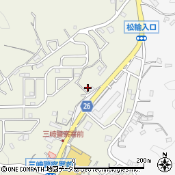 横須賀三崎線周辺の地図