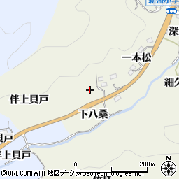 愛知県豊田市新盛町下八桑周辺の地図