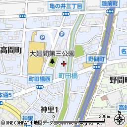 愛知県名古屋市名東区高間町204-2周辺の地図