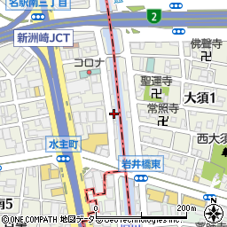 西濃建設株式会社　名古屋支店周辺の地図