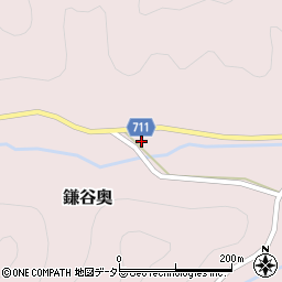 京都府船井郡京丹波町鎌谷奥深谷周辺の地図