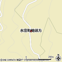 静岡県浜松市天竜区水窪町地頭方周辺の地図