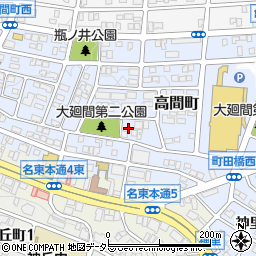 愛知県名古屋市名東区高間町400周辺の地図