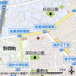 愛知県名古屋市名東区高針3丁目106周辺の地図
