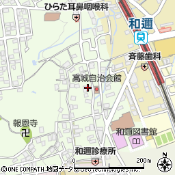 滋賀県大津市和邇高城173周辺の地図