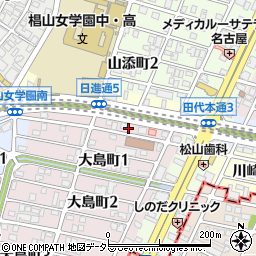 愛知県名古屋市千種区大島町1丁目16周辺の地図