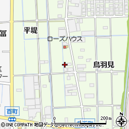 愛知県津島市白浜町深坪周辺の地図