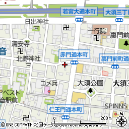 名鉄協商大須第１２駐車場周辺の地図