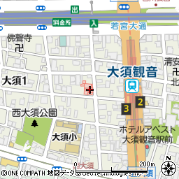 成田産婦人科周辺の地図
