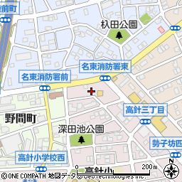 愛知県名古屋市名東区高針3丁目107周辺の地図