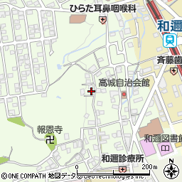 滋賀県大津市和邇高城134-3周辺の地図