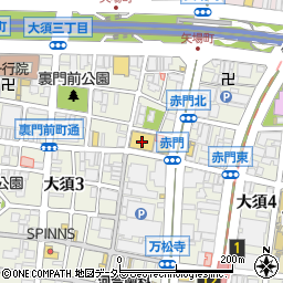 愛知県　建設組合連合周辺の地図