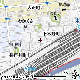 愛知県名古屋市中村区下米野町3丁目29周辺の地図