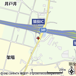 愛知県豊田市猿投町池田周辺の地図
