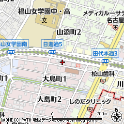 愛知県名古屋市千種区大島町1丁目14周辺の地図