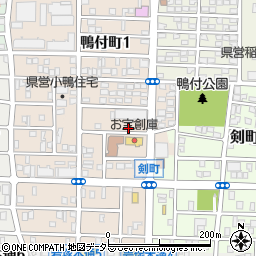 愛知県名古屋市中村区鴨付町2丁目42周辺の地図
