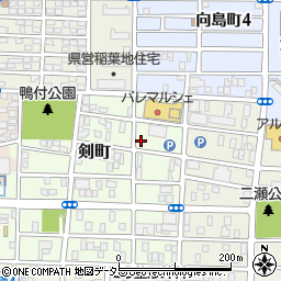 愛知県名古屋市中村区剣町49周辺の地図