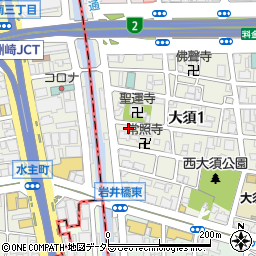 愛知県名古屋市中区大須1丁目25-5周辺の地図