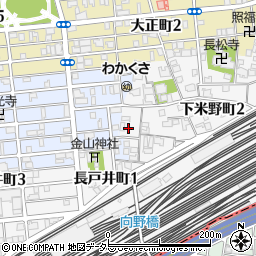 愛知県名古屋市中村区下米野町3丁目35周辺の地図