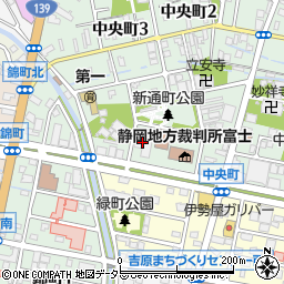 富士勤労者総合福祉センターラ・ホール富士周辺の地図