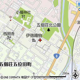 滋賀県東近江市五個荘中町174周辺の地図