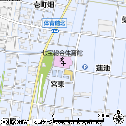 愛知県あま市七宝町伊福宮東3周辺の地図