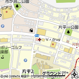 名進研　竹の山校周辺の地図