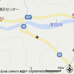 愛知県北設楽郡設楽町津具井ノ下周辺の地図