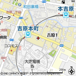 吉原本町通り周辺の地図