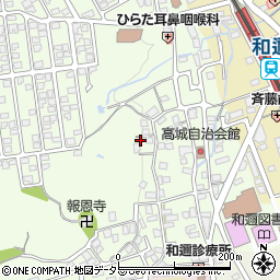 滋賀県大津市和邇高城134-2周辺の地図