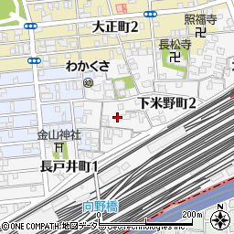 愛知県名古屋市中村区下米野町3丁目30周辺の地図