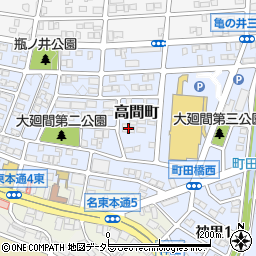 名東医院周辺の地図